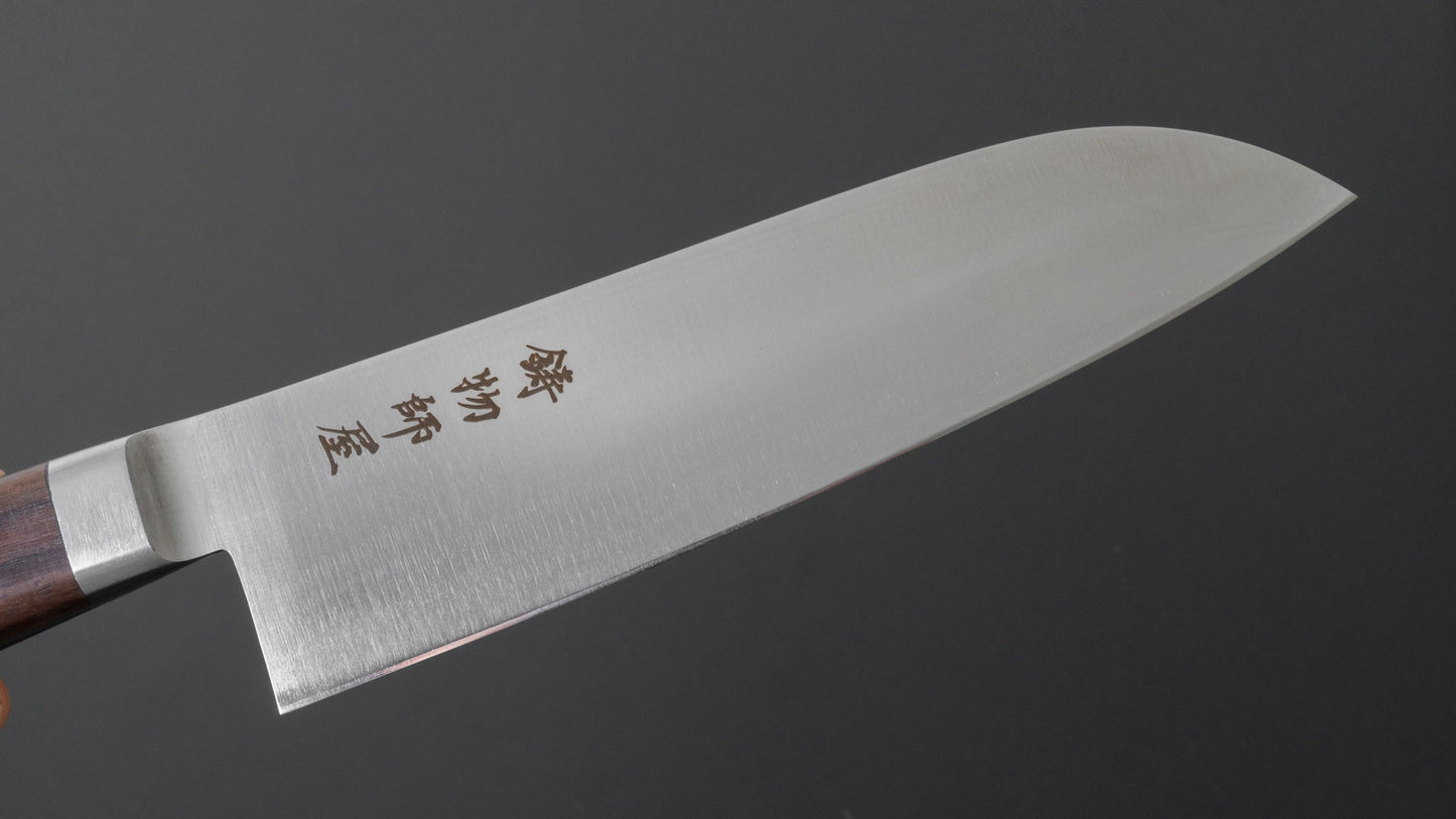 Hitohira Imojiya OKD VG-1 Santoku 170mm Rosewood Handle - HITOHIRA