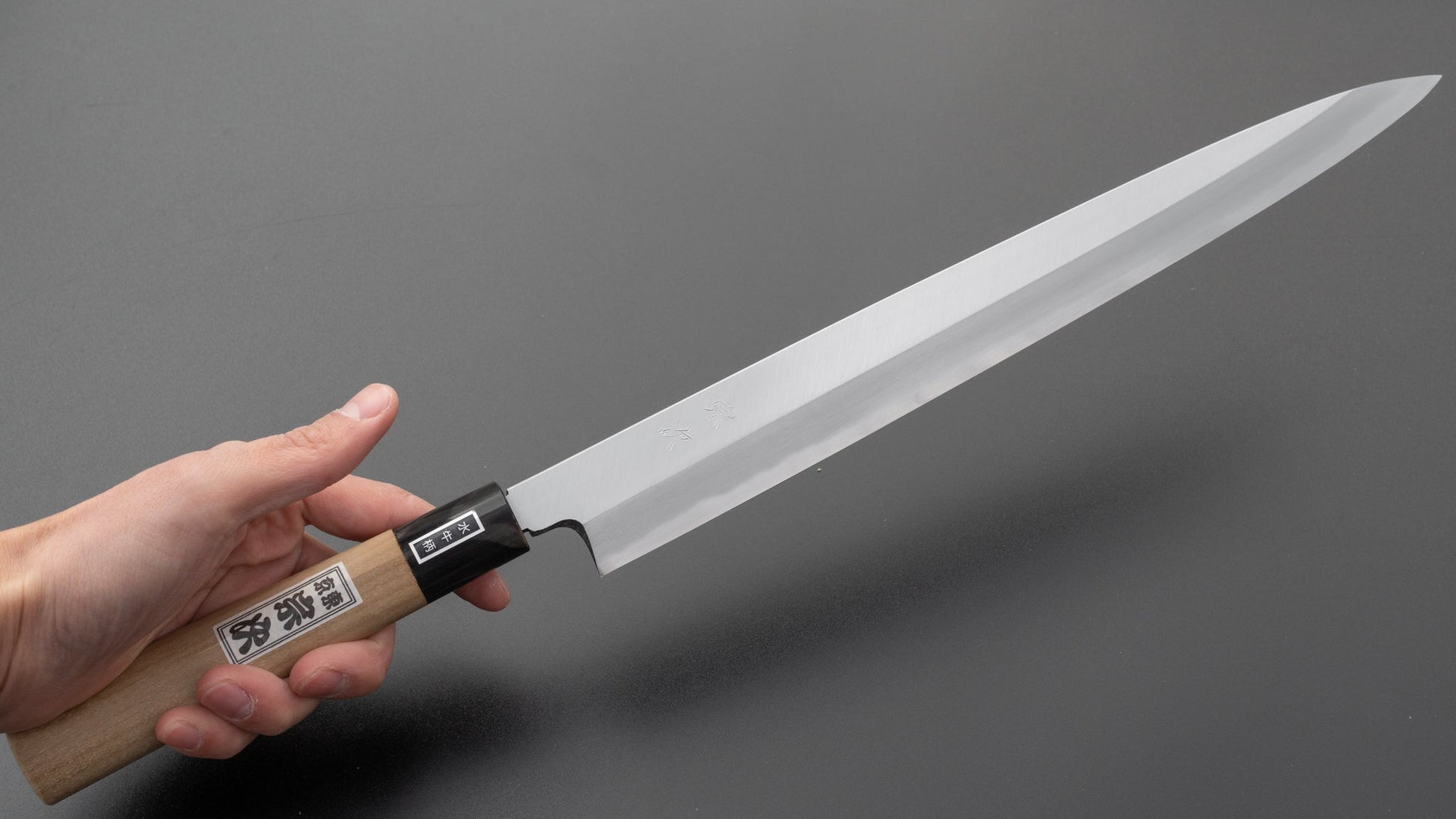 Morihei Munetsugu White #2 Yanagiba 330mm Ho Wood Handle | HITOHIRA