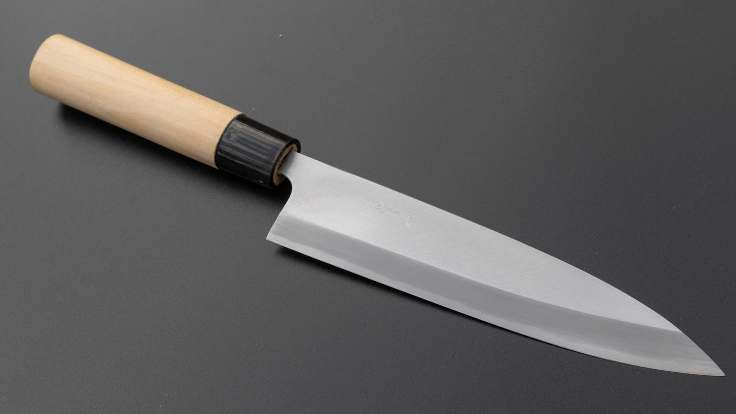 Kogetsu NOS SK Carbon Mioroshi Deba 180mm Poplar Handle | HITOHIRA