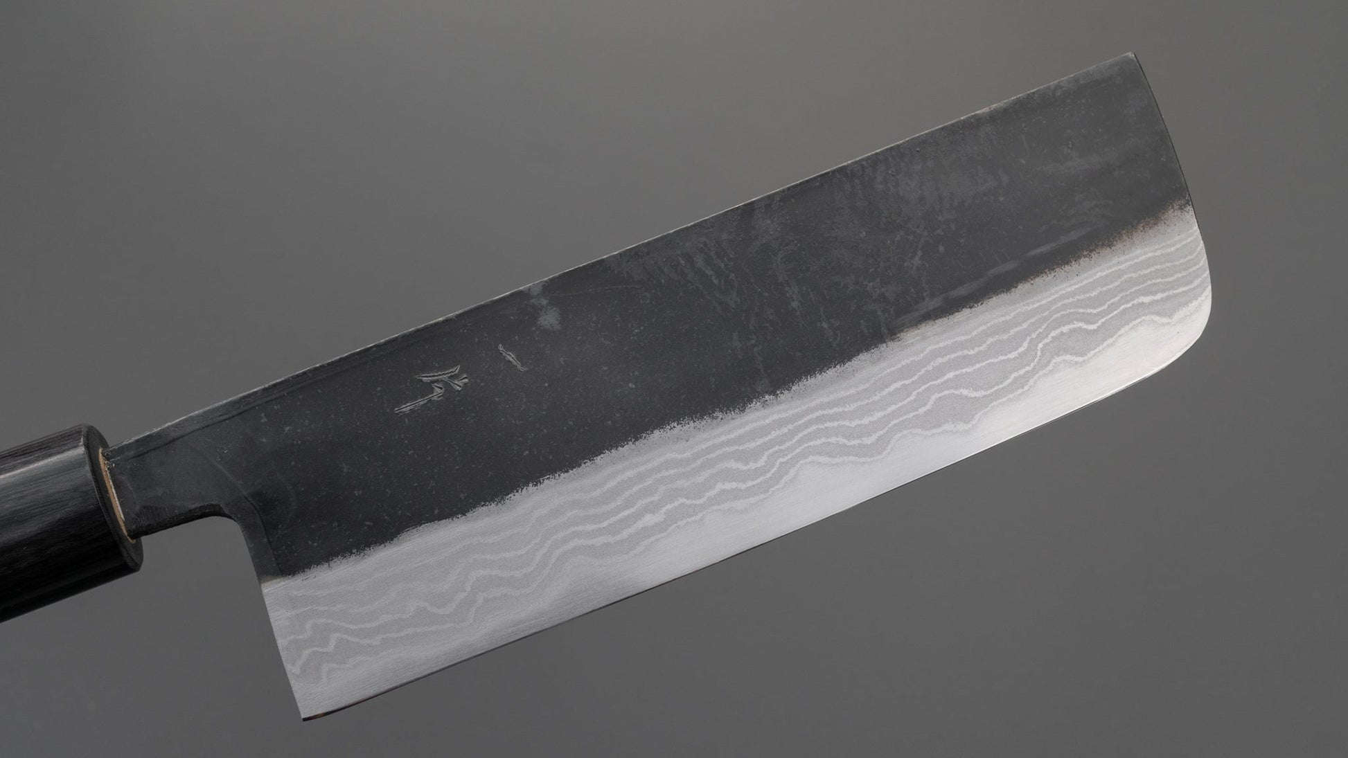 Hitohira HS White #2 Damascus Nakiri 165mm Maple Handle | HITOHIRA