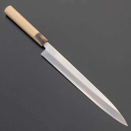 Kogetsu NOS Stainless Yanagiba 270mm Ho Wood Handle | HITOHIRA