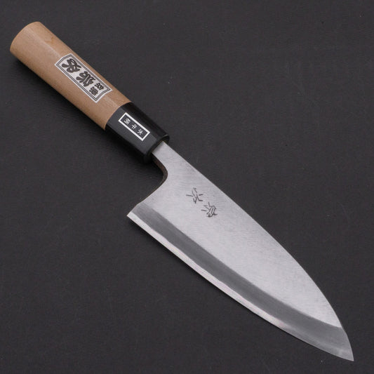 Morihei Munetsugu White #2 Deba 150mm Ho Wood Handle | HITOHIRA