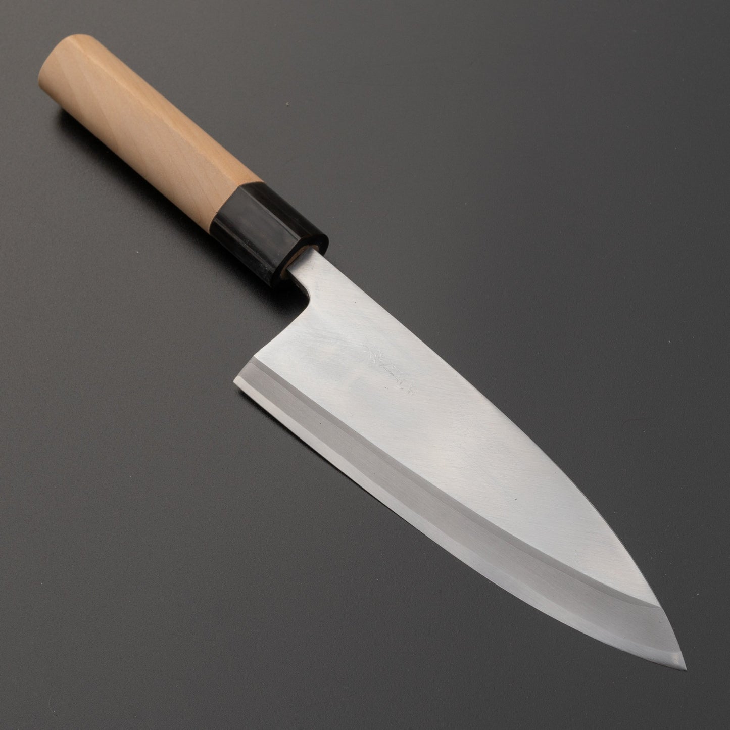 Kogetsu NOS White Steel Deba 165mm Ho Wood Handle (Fine) | HITOHIRA