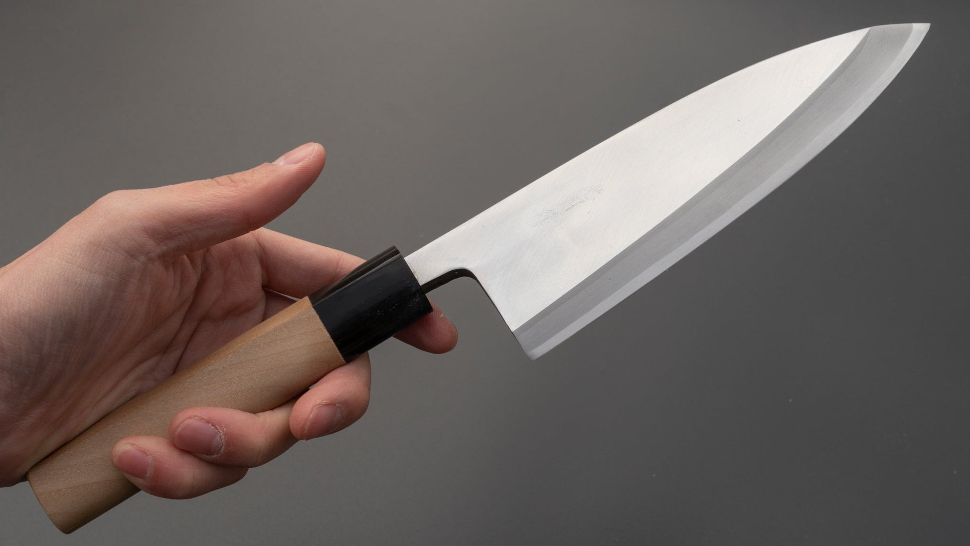 Kogetsu NOS White Steel Deba 165mm Ho Wood Handle (Fine) | HITOHIRA