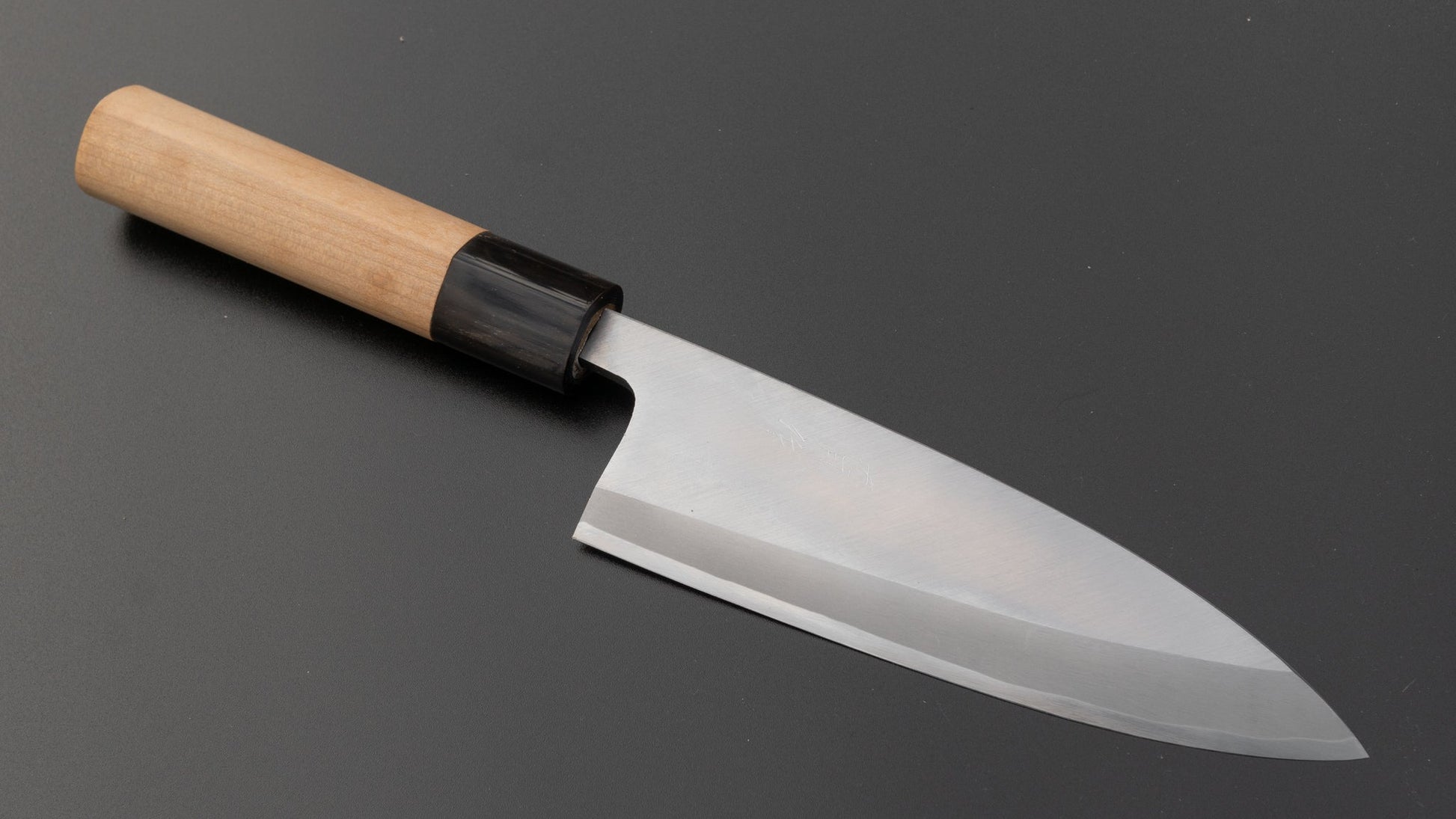 Kogetsu NOS White Steel Deba 150mm Ho Wood Handle (Fine) | HITOHIRA