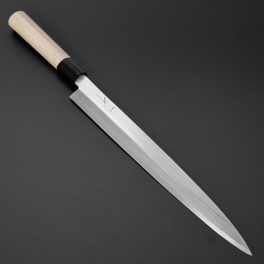 Hitohira Gorobei White #3 Yanagiba 300mm Ho Wood Handle (D-Shape) - HITOHIRA