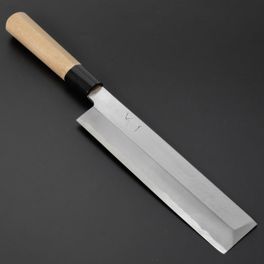 Hitohira Gorobei White #3 Usuba 210mm Ho Wood Handle (D-Shape) - HITOHIRA