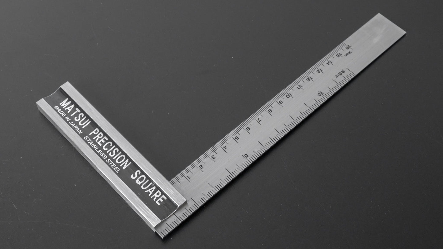 Matsui Precision Square 200mm (with Scale) - HITOHIRA