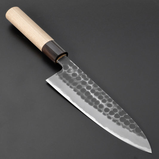 Hitohira Hinode Tsuchime White #2 Gyuto 180mm Ho Wood Handle - HITOHIRA