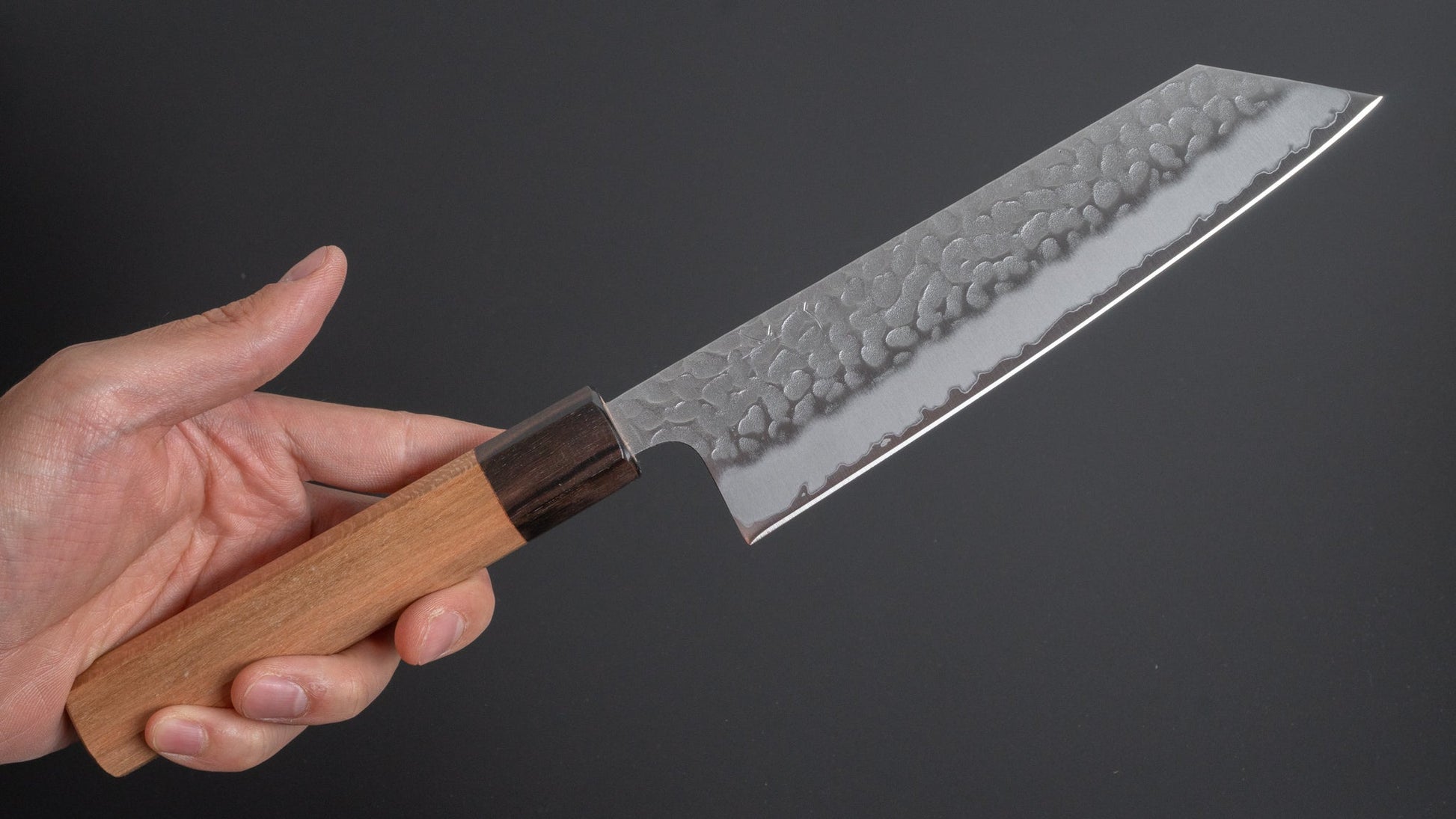 Hitohira Futana SB Migaki Tsuchime Bunka Cherry Wood Handle - HITOHIRA