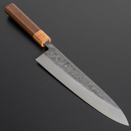 Hitohira TD SLD Nashiji Gyuto 210mm Walnut Handle - HITOHIRA