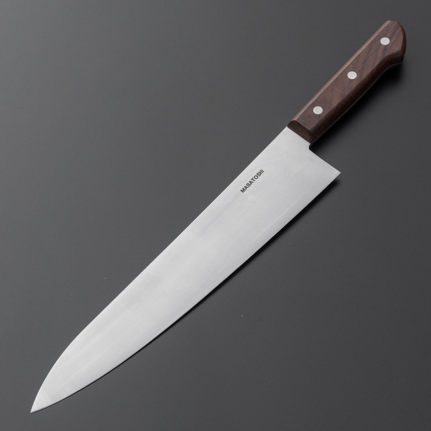 Masatoshi SK Gyuto 270mm Rosewood Handle (No Bolster) | HITOHIRA