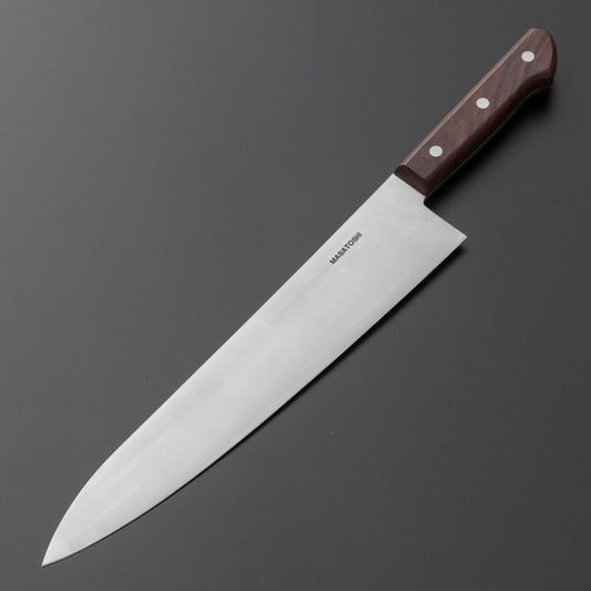 Masatoshi SK Gyuto 270mm Rosewood Handle (No Bolster) | HITOHIRA