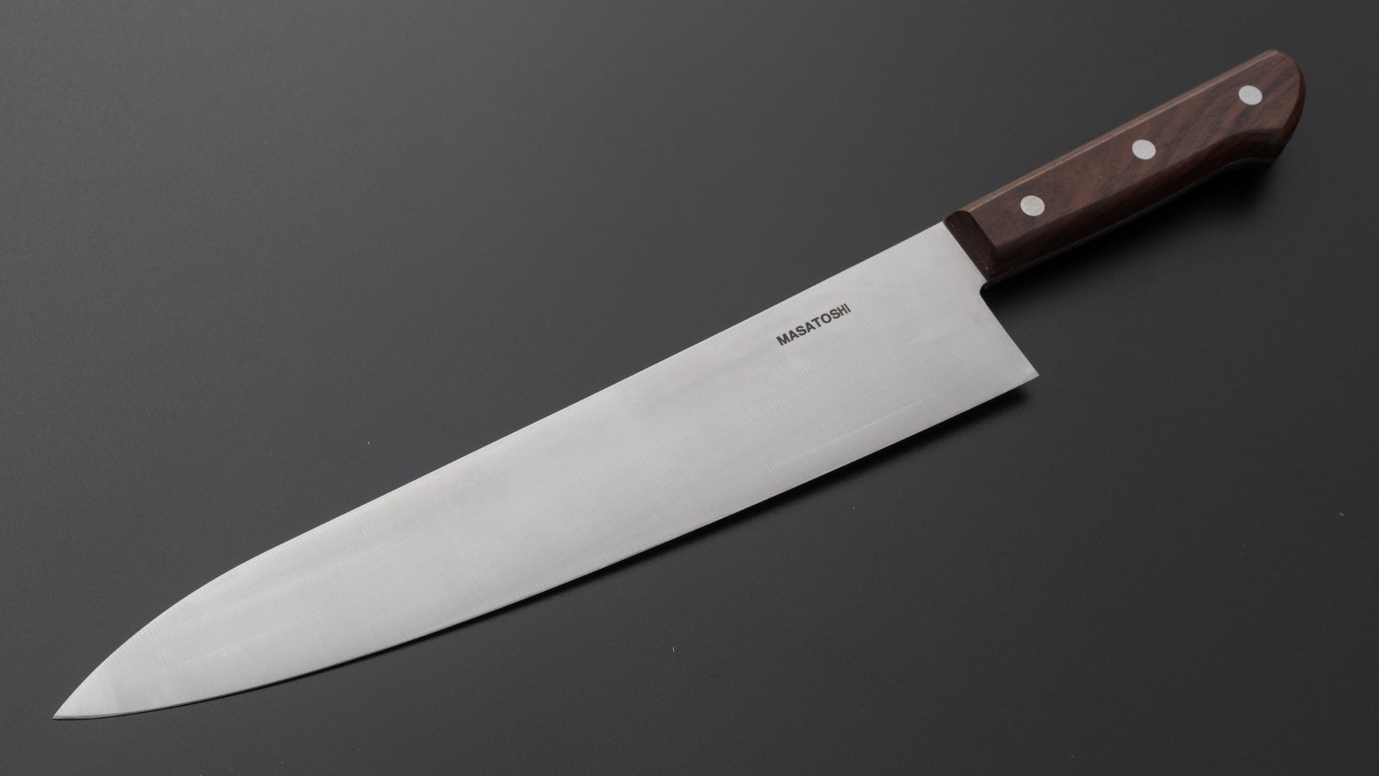 Masatoshi SK Gyuto 270mm Rosewood Handle (No Bolster) | HITOHIRA