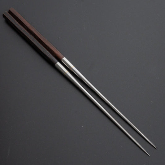 Hitohira Ebony Moribashi Chopstick 150mm Hexagonal - HITOHIRA