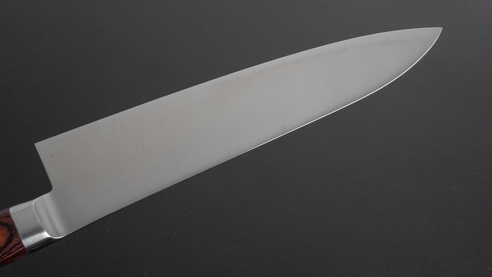 Hitohira KH Stainless Gyuto 210mm Imitation Mahogany Handle - HITOHIRA