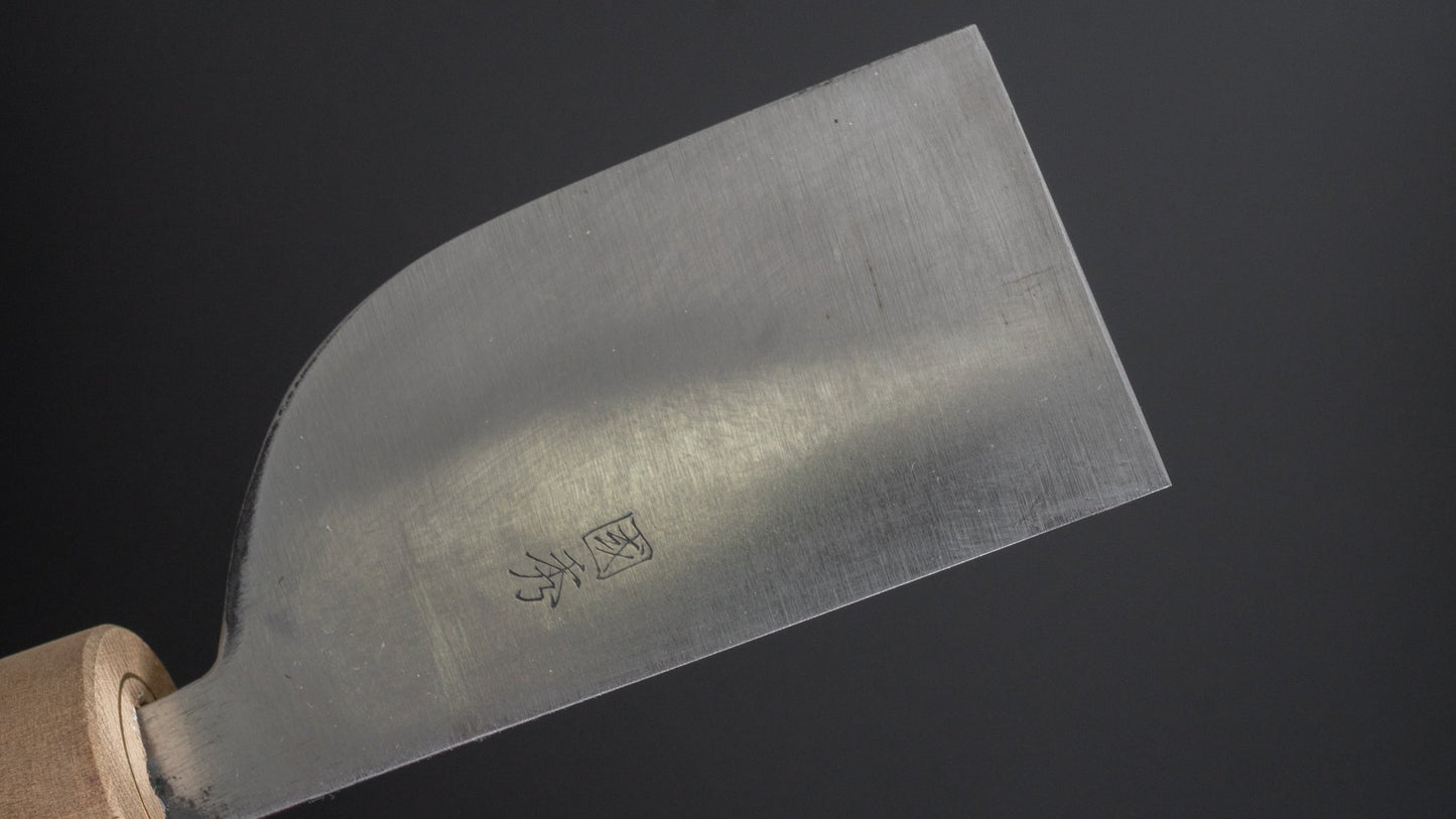 Morihei Kunihide White #2 Leather Working Knife 42mm (Square) - HITOHIRA