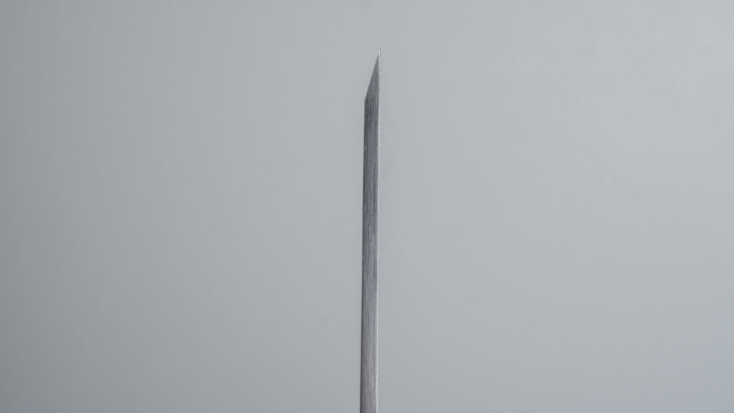Morihei Kunihide White #2 Left-Handed Leather Working Knife 42mm (Square) - HITOHIRA