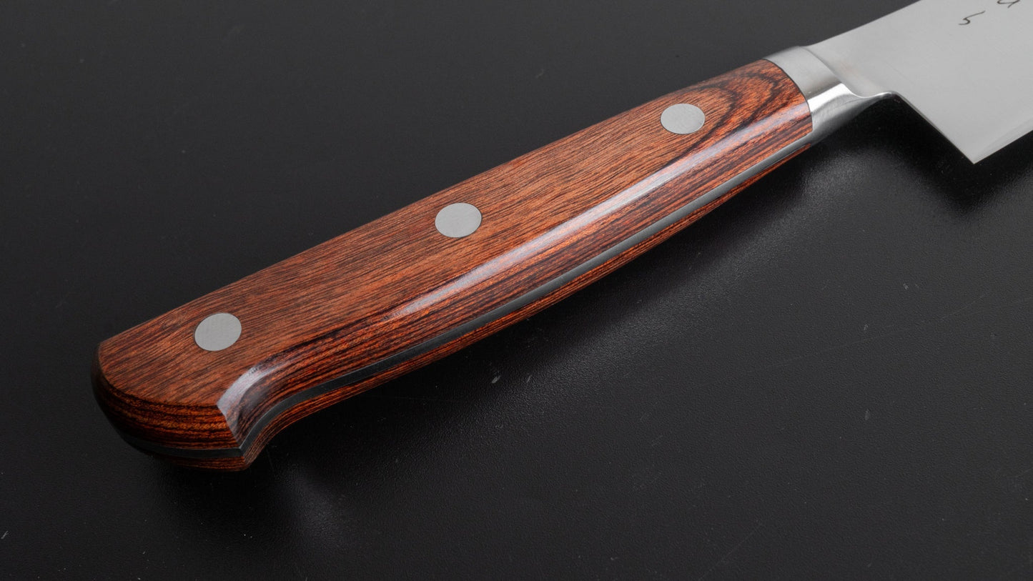 Hitohira KH Stainless Petty 150mm Imitation Mahogany Handle - HITOHIRA