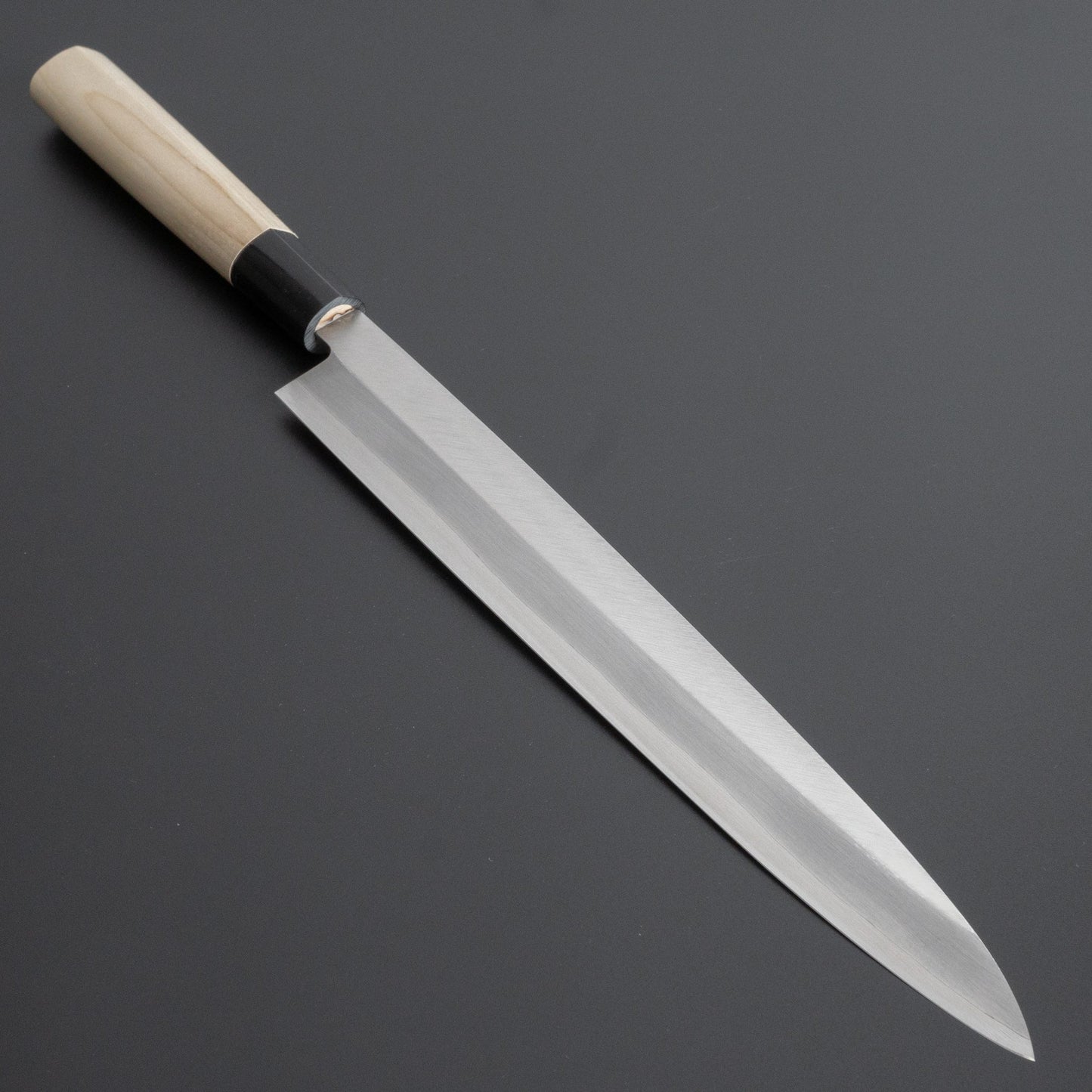 Mumei Stainless Yanagiba 270mm Ho Wood Handle - HITOHIRA