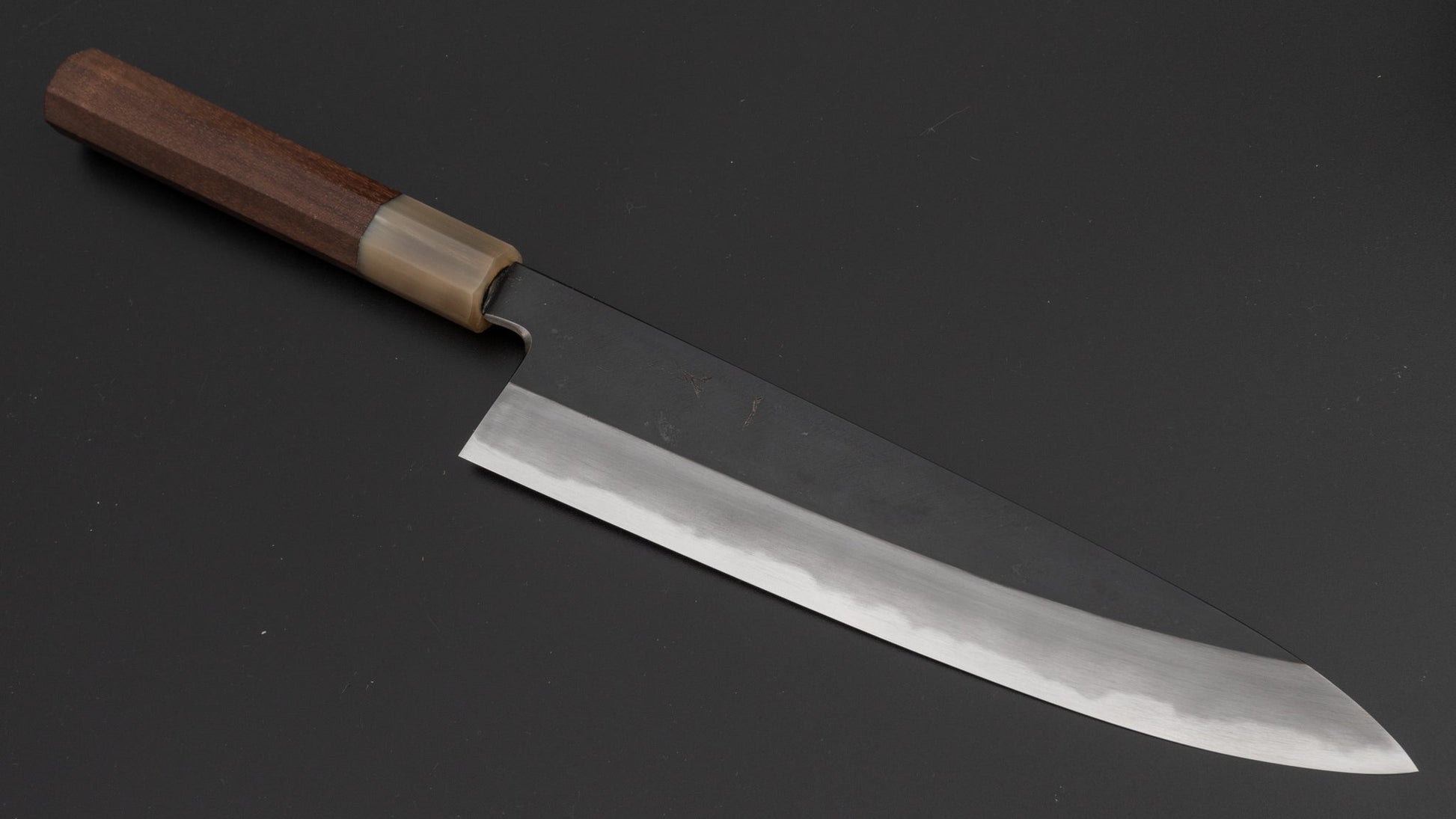 Hitohira Tanaka Kyuzo Blue #1 Kurouchi Gyuto 240mm Taihei Rosewood Handle | HITOHIRA