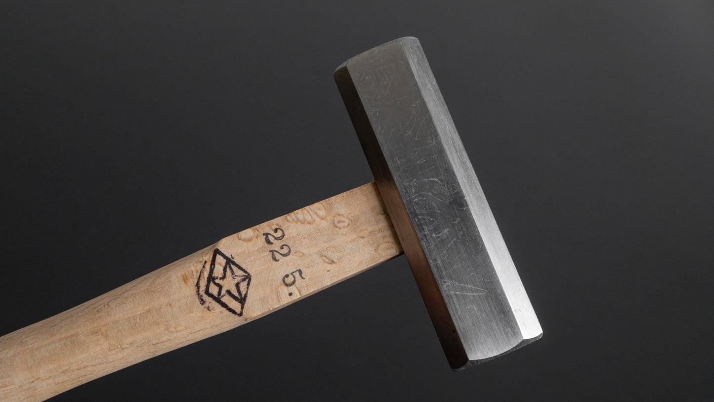 Morihei Hishiboshi Migaki Octagonal Genno Metal Hammer 225g - HITOHIRA