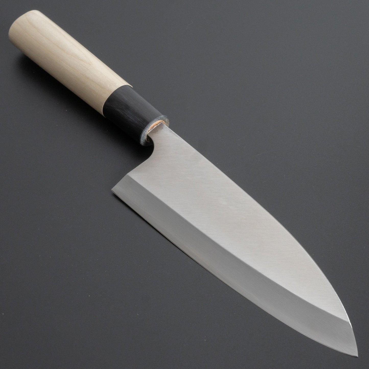 Mumei Stainless Deba 165mm Ho Wood Handle - HITOHIRA