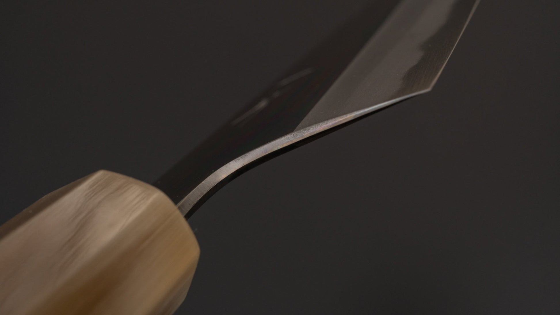 Hitohira Togashi White #1 Gyuto 210mm Yakusugi Cedar Handle (Mirror Polished) | HITOHIRA