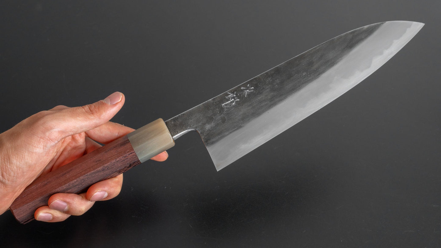 Jiro Tsuchime Wa Gyuto 210mm Taihei Tagayasan Handle (#164) - HITOHIRA