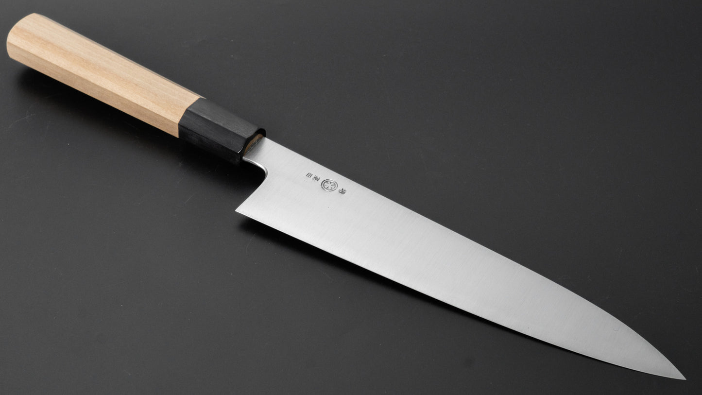 Takada no Hamono Silver #3 HH Gyuto 210mm Ho Wood Handle - HITOHIRA