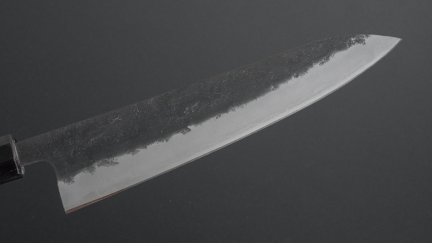 Hitohira Futana SB Kuro Nashiji Gyuto 210mm Lacewood Handle - HITOHIRA