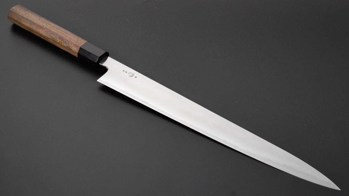 Takada no Hamono Silver #3 Suiboku Sujihiki 300mm Rosewood Handle - HITOHIRA