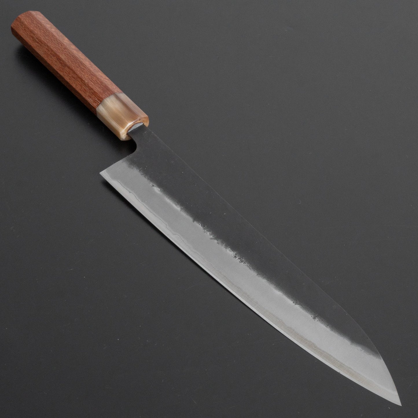 Hitohira Futana SB Kuro Nashiji Gyuto 240mm Lacewood Handle - HITOHIRA