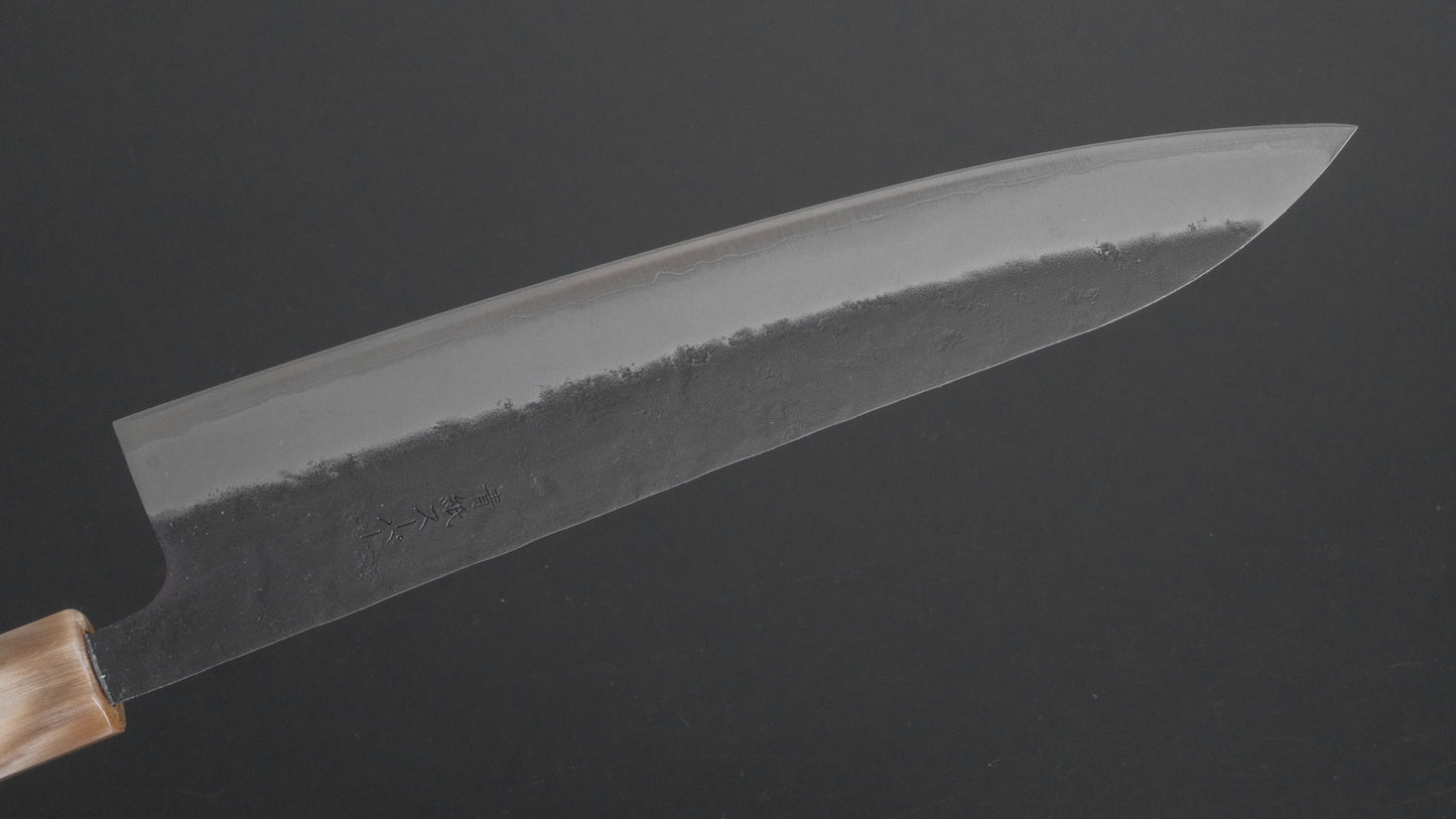 Hitohira Futana SB Kuro Nashiji Gyuto 240mm Lacewood Handle - HITOHIRA