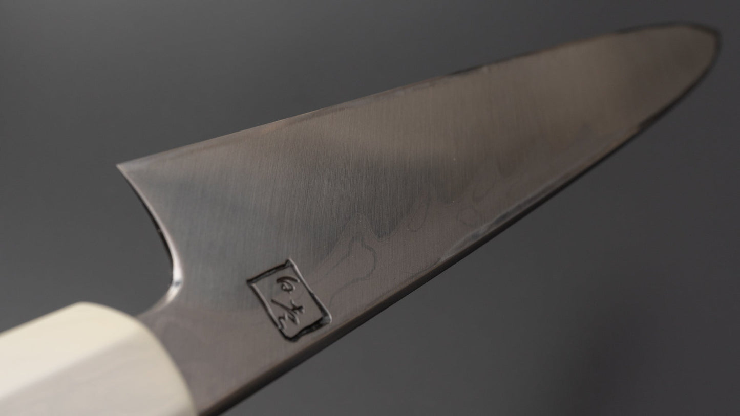 Hitohira Kikuchiyo Mosuke Enmon White #1 Yanagiba 300mm Lacquered Handle (Saya) | HITOHIRA