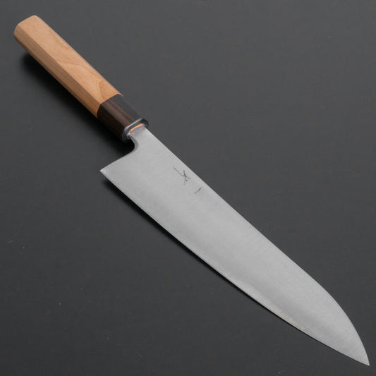 Hitohira Futana SB Migaki Gyuto 210mm Cherry Wood Handle - HITOHIRA