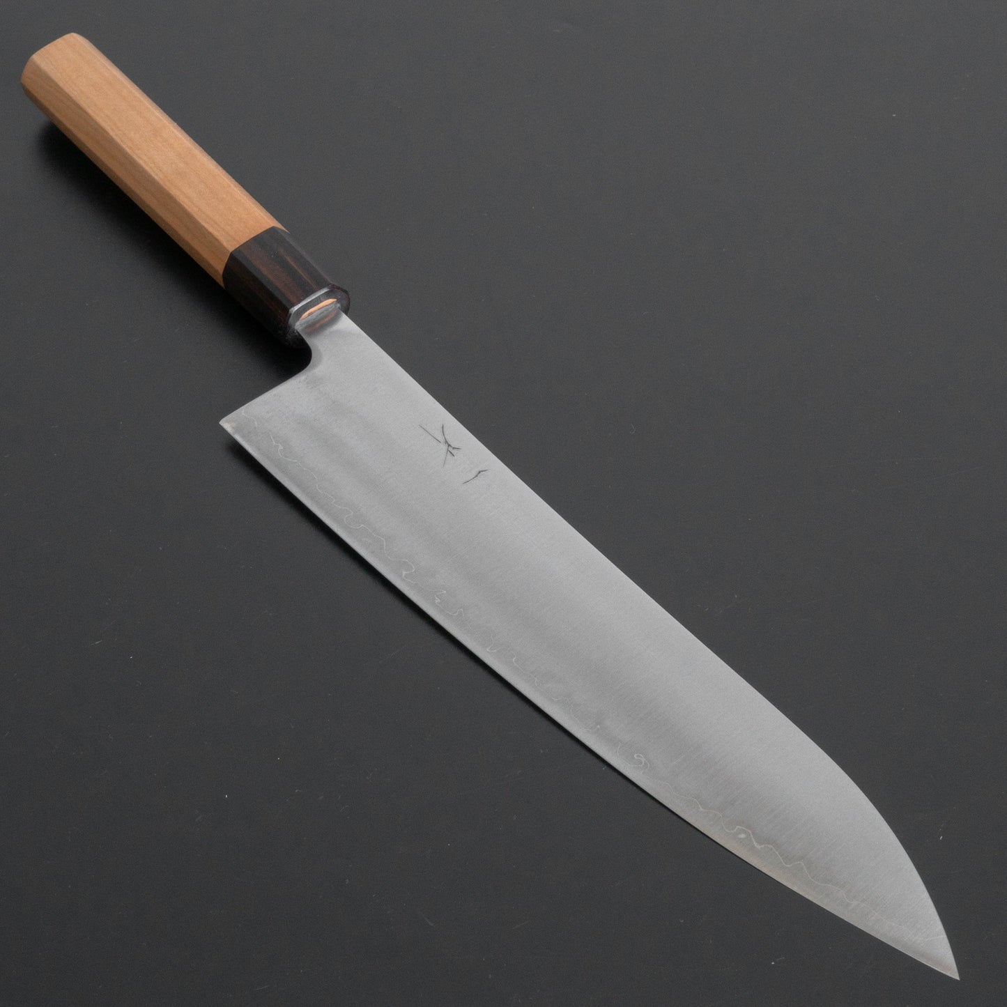 Hitohira Futana SB Migaki Gyuto 240mm Cherry Wood Handle - HITOHIRA