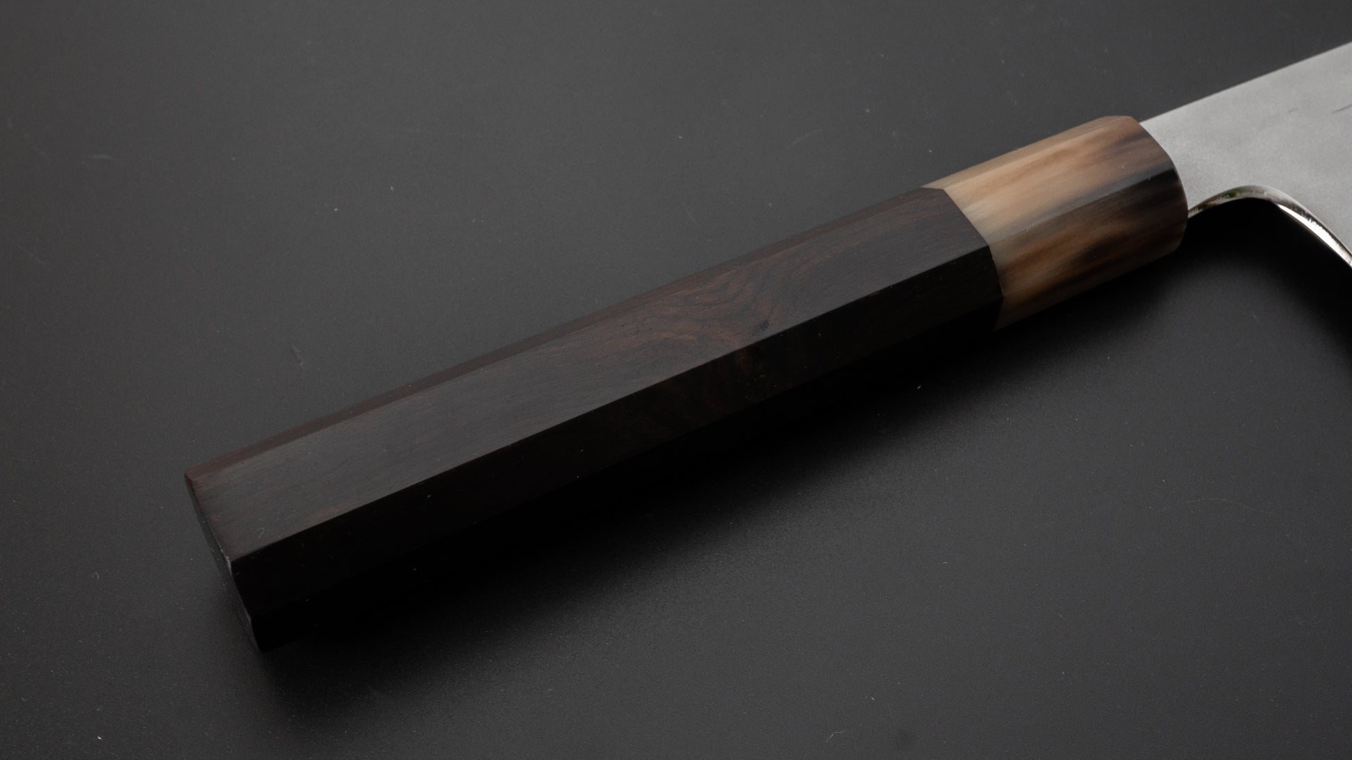 Hitohira Kikuchiyo Yohei Ginsan Kasumi Gyuto 210mm Ebony Handle - HITOHIRA