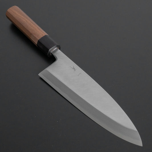 Hitohira Kikuchiyo Manzo White #3 Deba 210mm Walnut Handle (Saya) - HITOHIRA