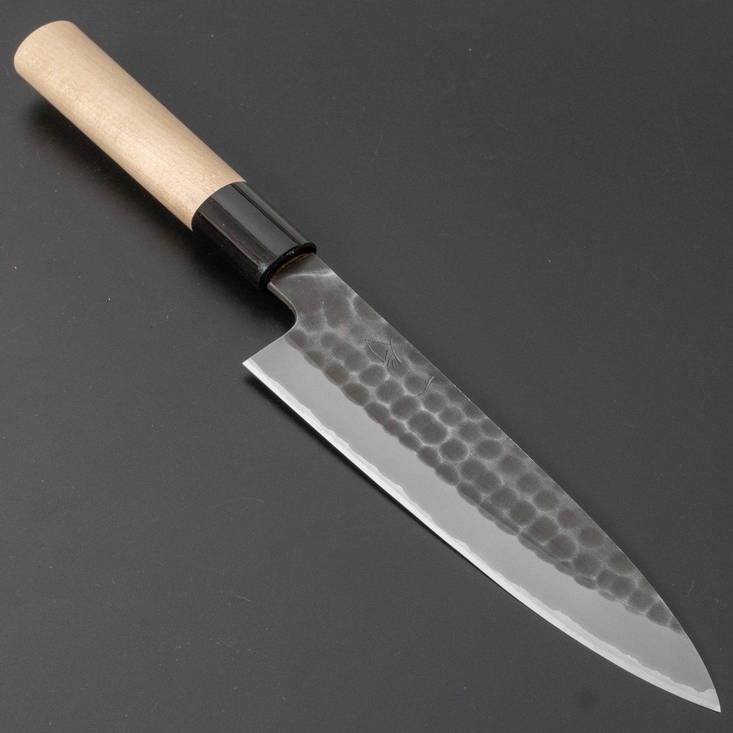 Hitohira Hinode Tsuchime White #2 Stainless Clad Petty 150mm Ho Wood Handle - HITOHIRA