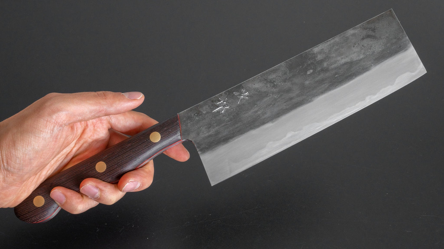 Jiro Tsuchime Yo Nakiri 180mm Tagayasan Handle (#170) - HITOHIRA