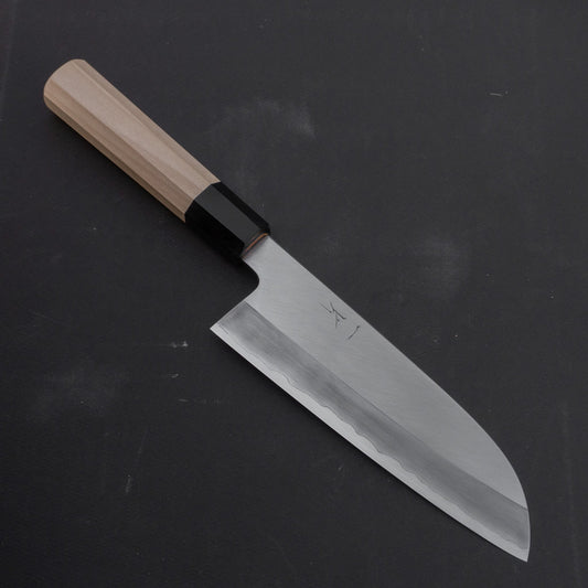 Hitohira Ginsan Santoku 180mm Ho Wood Handle (Wide) | HITOHIRA