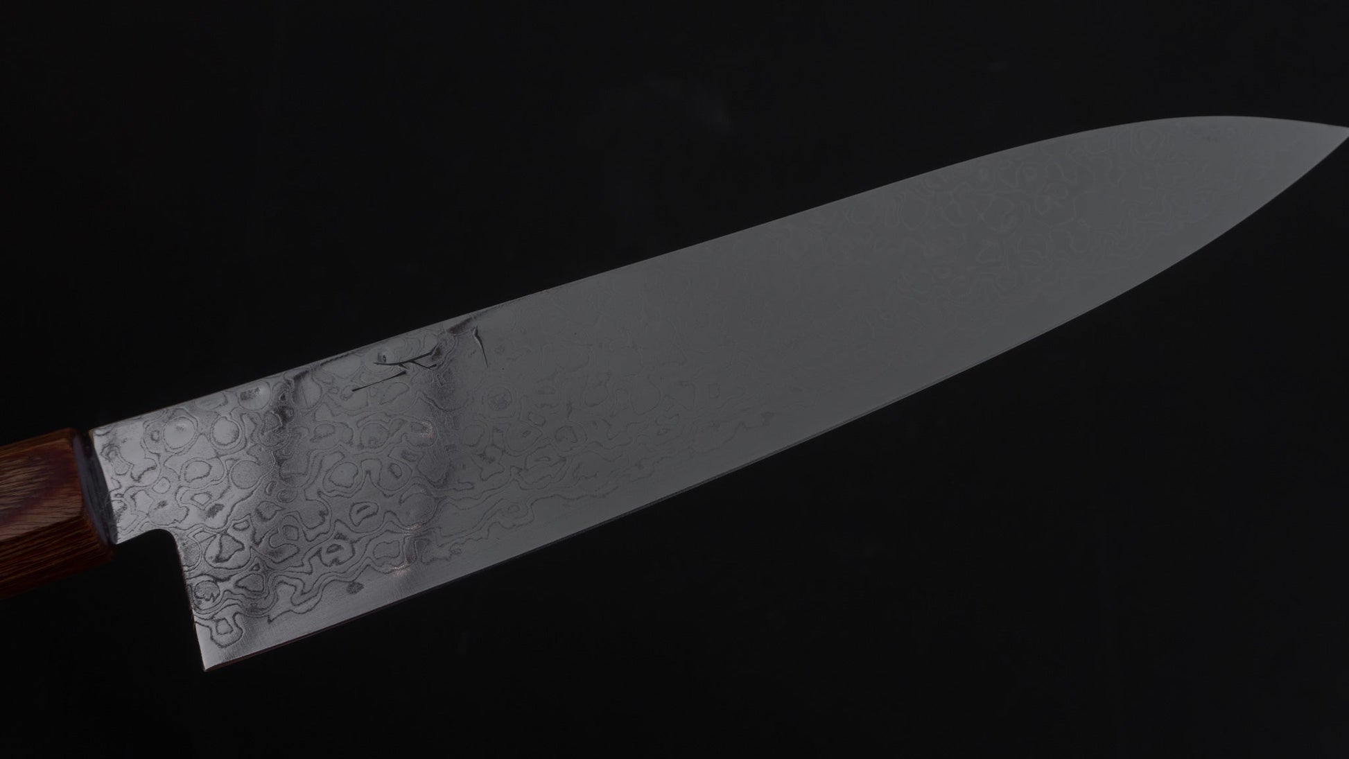 Hitohira HG Damascus Gyuto 210mm Satine Handle | HITOHIRA