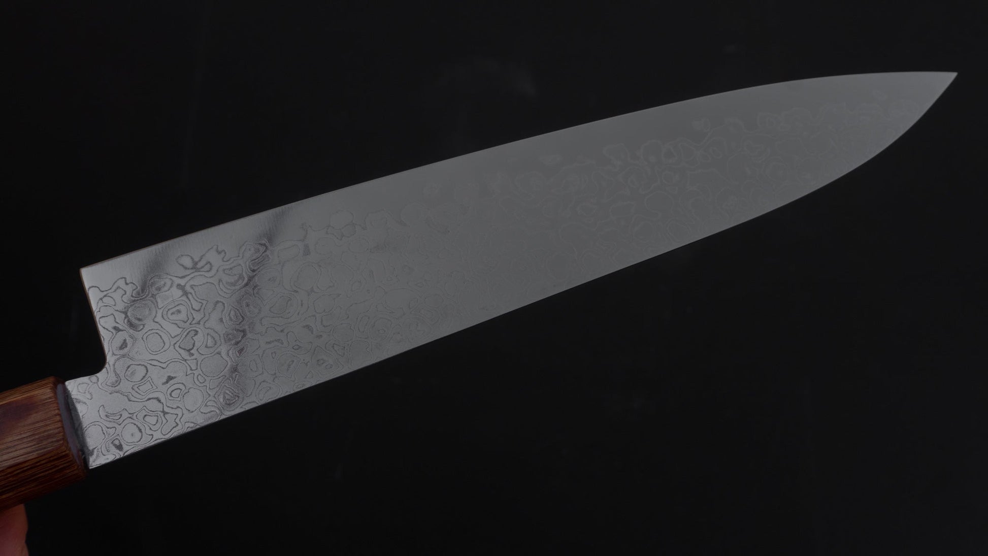 Hitohira HG Damascus Gyuto 210mm Satine Handle | HITOHIRA