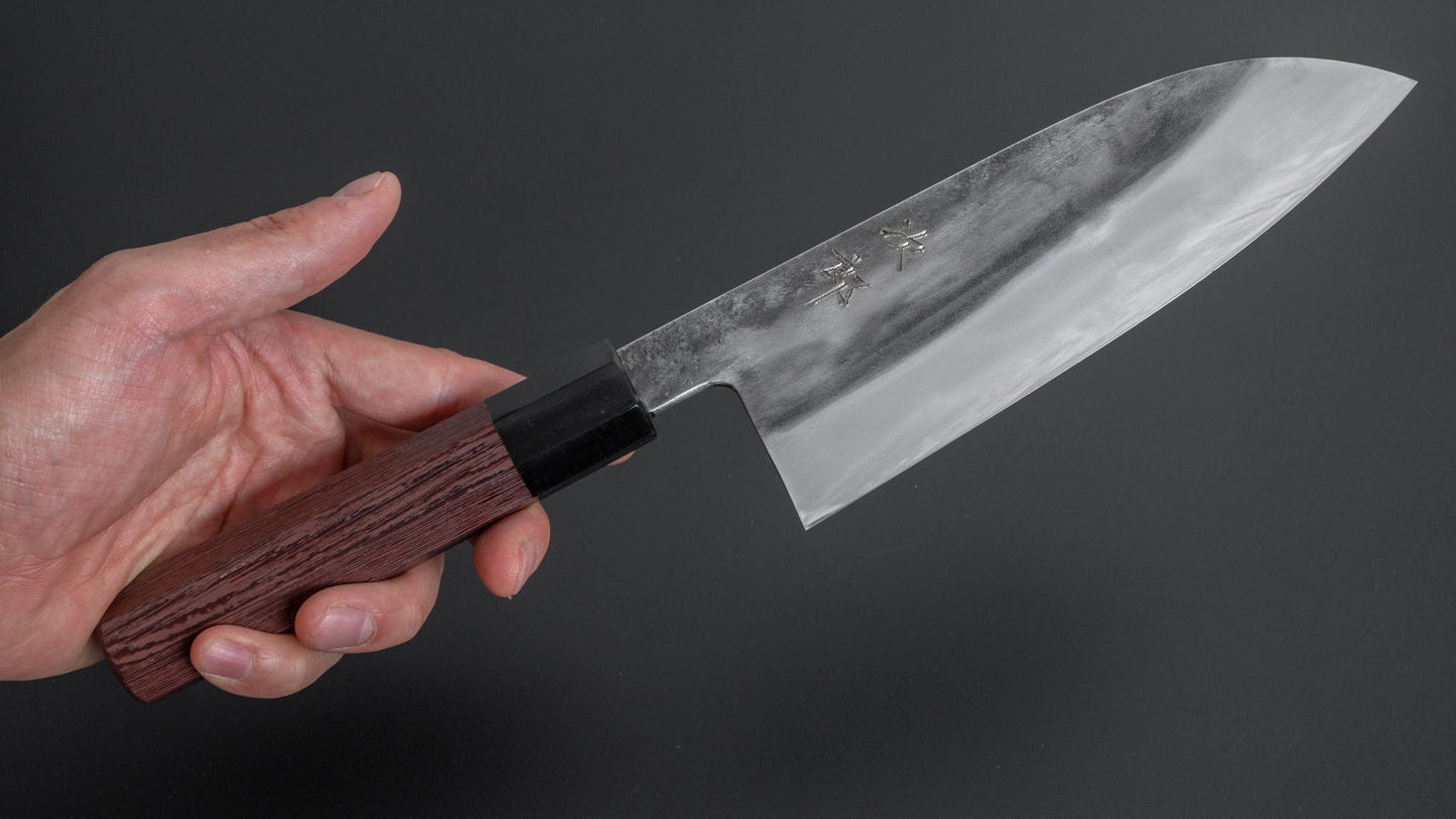 Jiro Tsuchime Wa Santoku 165mm Taihei Tagayasan Handle (#233) - HITOHIRA