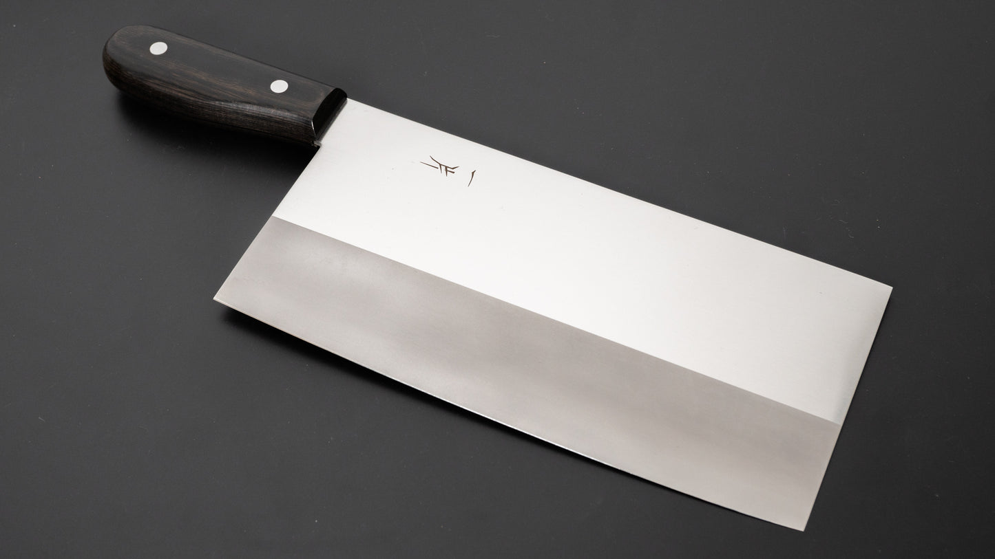 Hitohira FJ VG-1 Chinese Cleaver 220mm Pakka Handle (No Bolster) - HITOHIRA