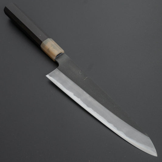 Hitohira Kikuchiyo Kyuzo White #2 Kurouchi Gyuto 210mm Ebony Handle - HITOHIRA