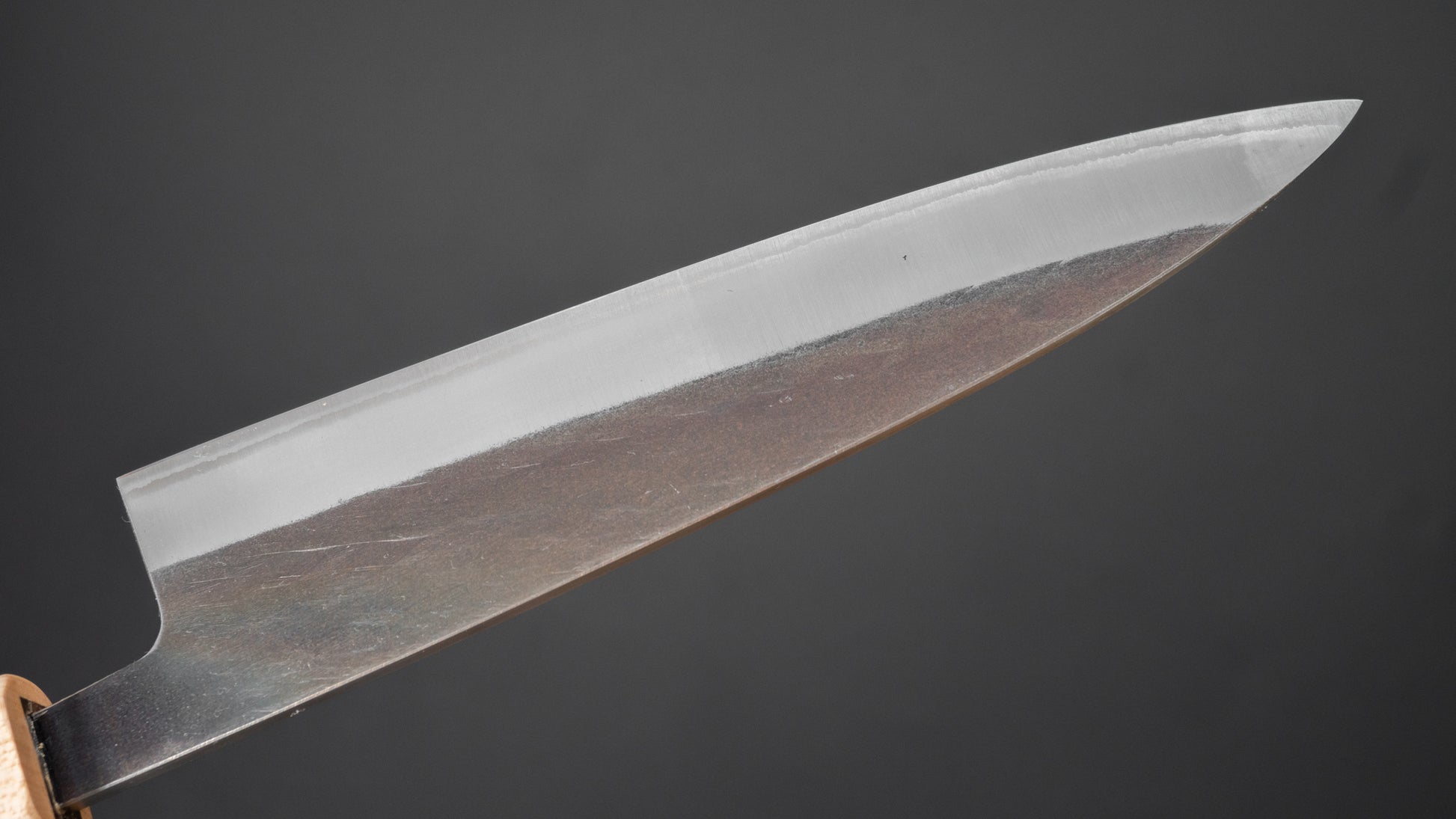 Hitohira TD Blue #2 Stainless Clad Kurouchi Gyuto 165mm Walnut Handle - HITOHIRA