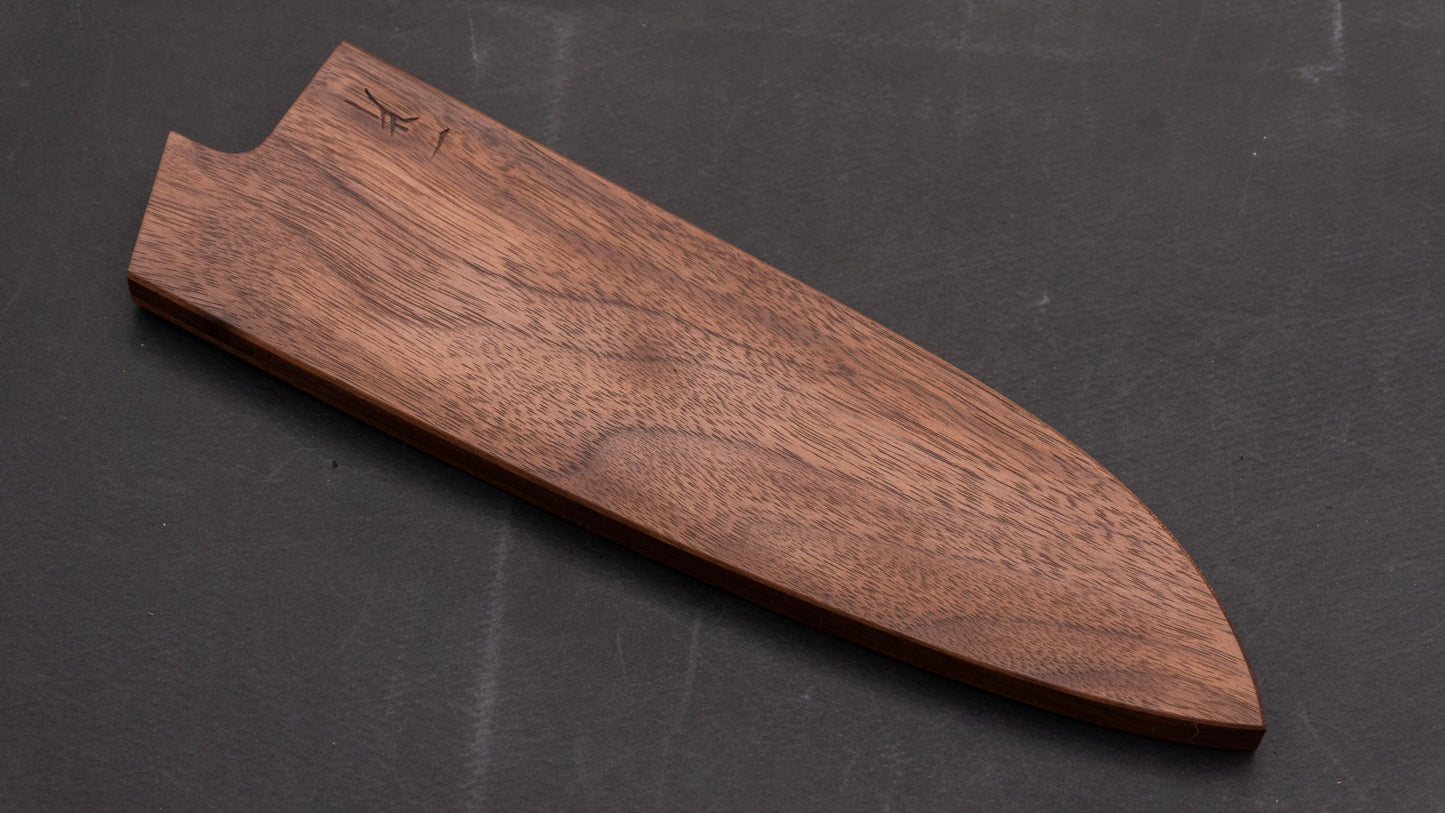 Hitohira WB Walnut Saya Santoku 180mm (4.5mm/ Yo) | HITOHIRA