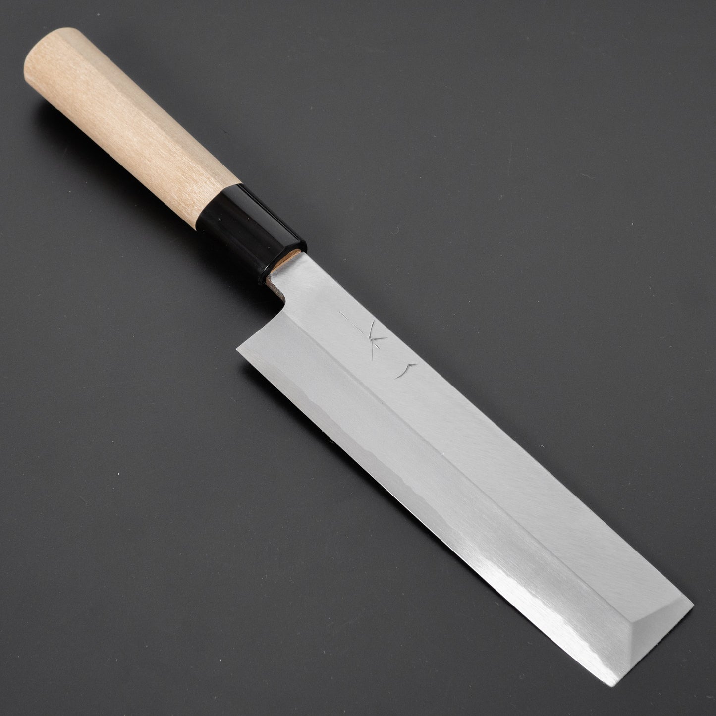 Hitohira Gorobei White #3 Usuba 180mm Ho Wood Handle (D-Shape) - HITOHIRA